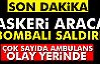 Van’da askeri araca bombalı saldırı