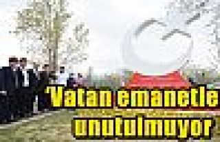  ‘Vatan emanetleri’ unutulmuyor 