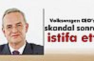 Volkswagen CEO’su istifa etti