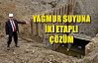 Yağmur Suyuna İki Etaplı Çözüm