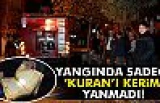 Yangında sadece ‘Kuran’ı Kerim’ yanmadı