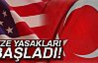 Yasaklar başladı!