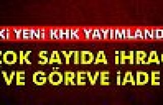 YENİ KHK YAYINLANDI!