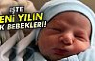 Yeni yılın ilk bebekleri