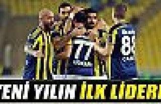 Yeni yılın ilk lideri Fenerbahçe!