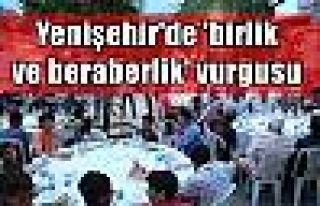 Yenişehir'de 'birlik ve beraberlik' vurgusu