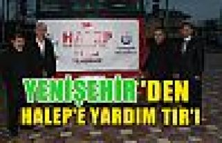 Yenişehir’den Halep’e yardım TIR'ı