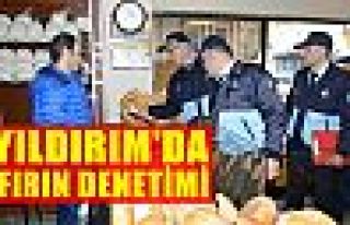 Yıldırım’da fırın denetimi