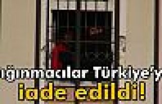 Yunanistan göçmenleri Türkiye’ye iade etti