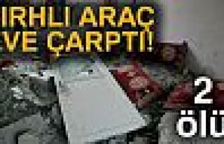 Zırhlı Araç Eve ÇArptı!