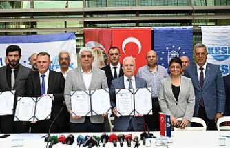 Bursa Büyükşehir’de davullu zurnalı toplu sözleşme sevinci