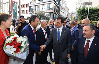İmamoğlu, Sultanbeyli Belediye Başkanı Tombaş’ı Tebrik Etti.